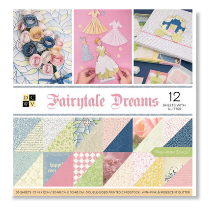 Fairytale Dream Paper Pad 12" / Block de Papel Sueño de Hadas Papel DCWV