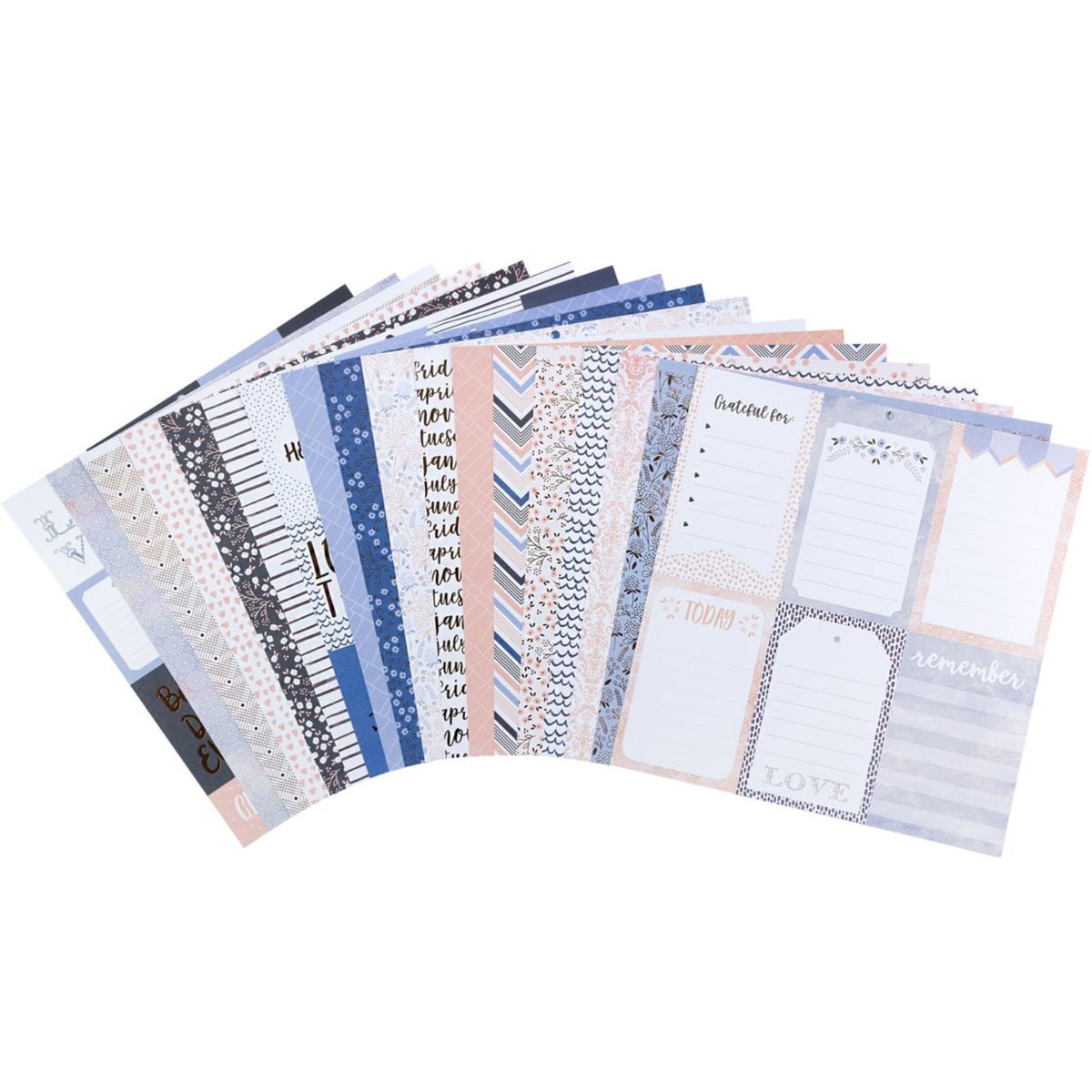 Cardstock Peri Peach / Block de Cartulina Melocotón Papel DCWV