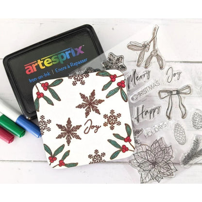 Iron-On-Ink Sublimation Stamp Pad Black / Tinta Negra para Sublimación Tintas Artesprix