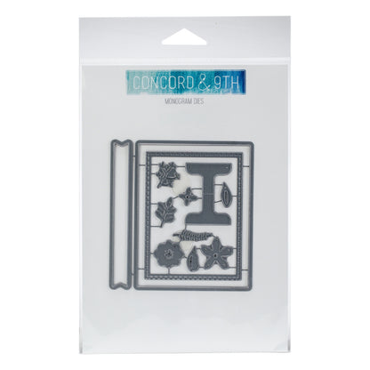 Monogram Dies / Suajes de Flores, Tarjetas y Hojas Dados de Corte / Suajes / Troqueles Concord &amp; 9th