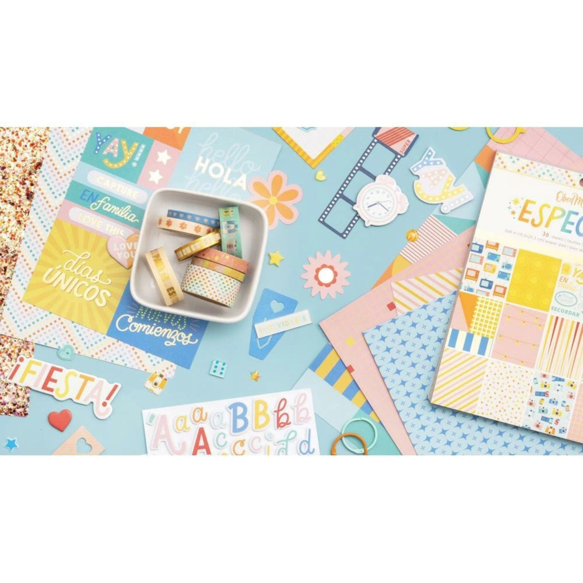 Especial Single-Sided Paper Pad 12 x 12" / Block de Papel Especial Papel American Crafts