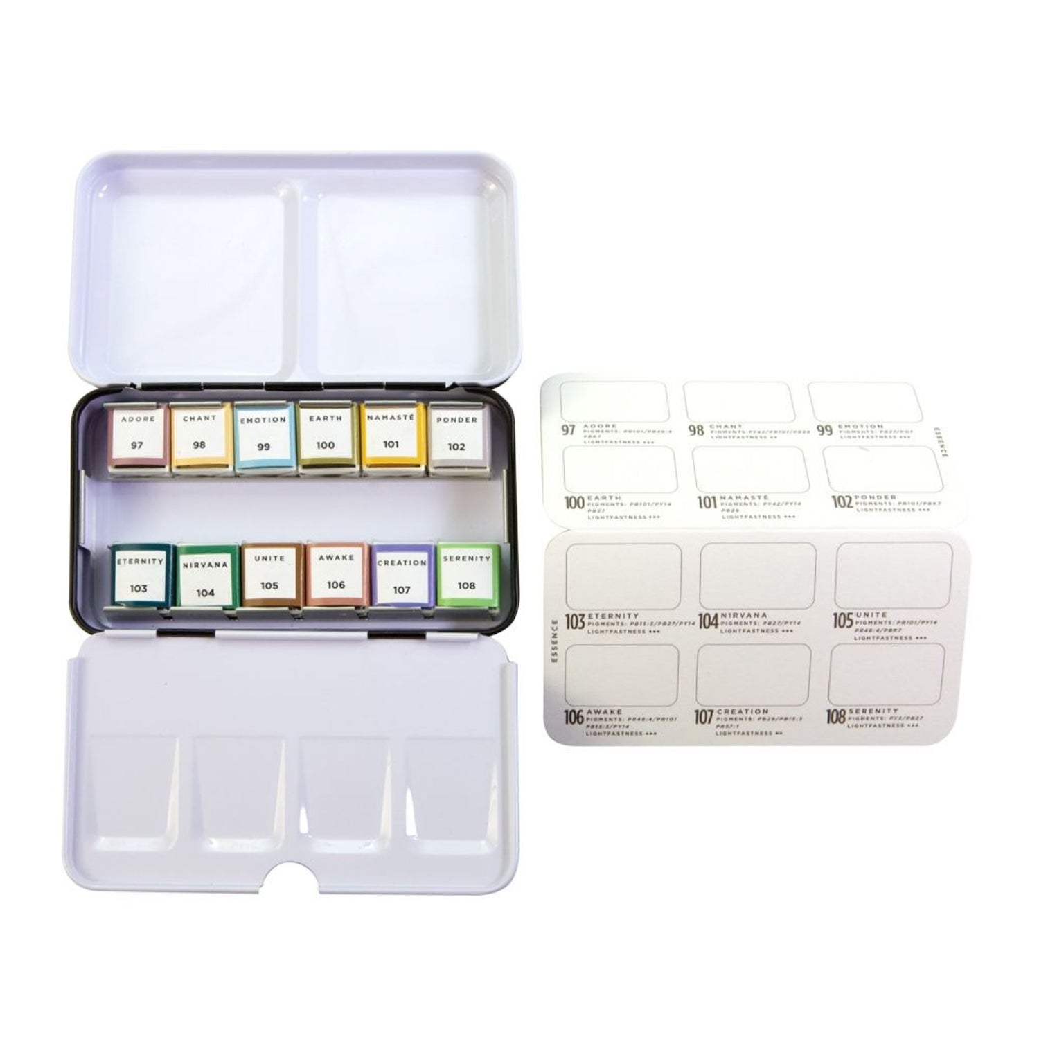 Watercolor Pans Essence / Acuarelas Essenciales Acuarela Prima Marketing