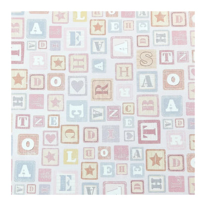 Double-Sided Cardstock Nursery / 1 Hoja de Cartulina Doble Cara Bebés Papel, Hojas Sueltas American Crafts