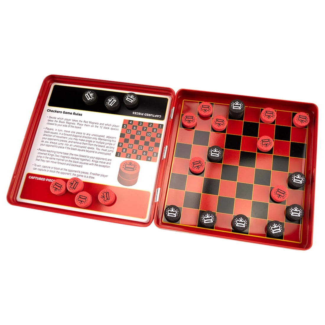 Magnetic Game Checkers / Juego de Damas Chinas Magnético Accesorios Patch Products