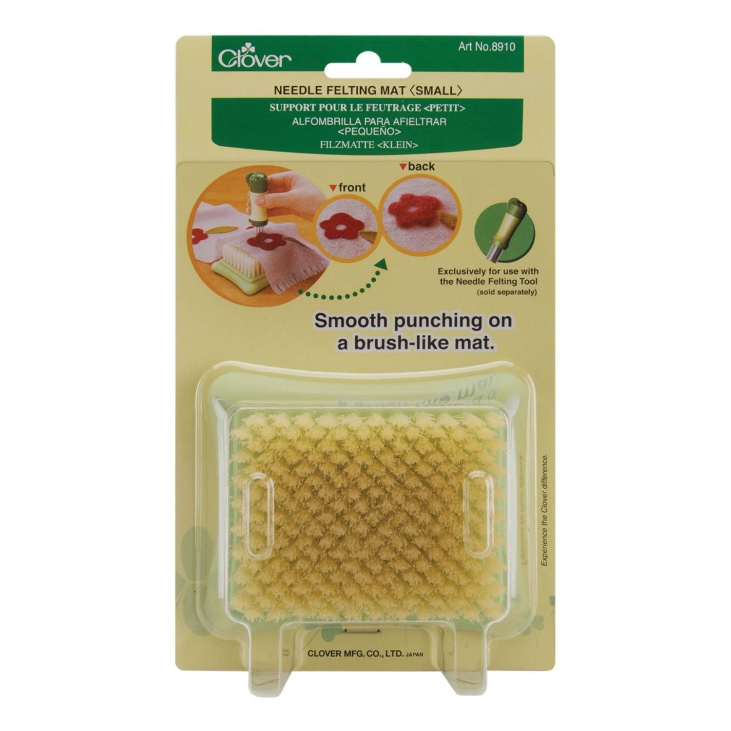 Felting Needle Mat / Cepillo para Afieltrar Chico costura Clover