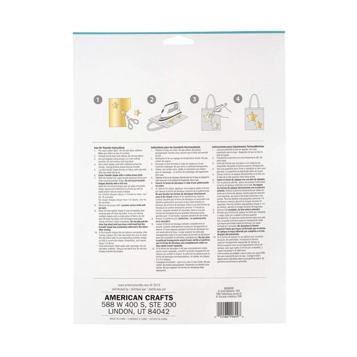 Easy Image Foil Transfer Gold / Hoja de Foil Para Tela Dorada Foil Jolee&