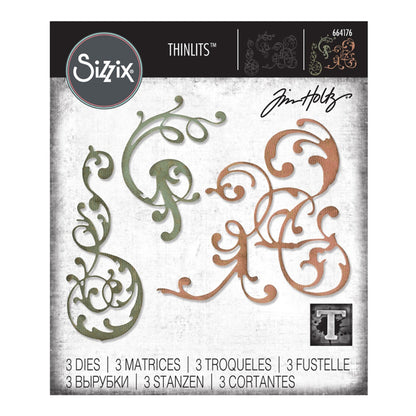 Thinlits Adorned Die / Suajes de Adornos Gargoleados Dados de Corte / Suajes / Troqueles Sizzix