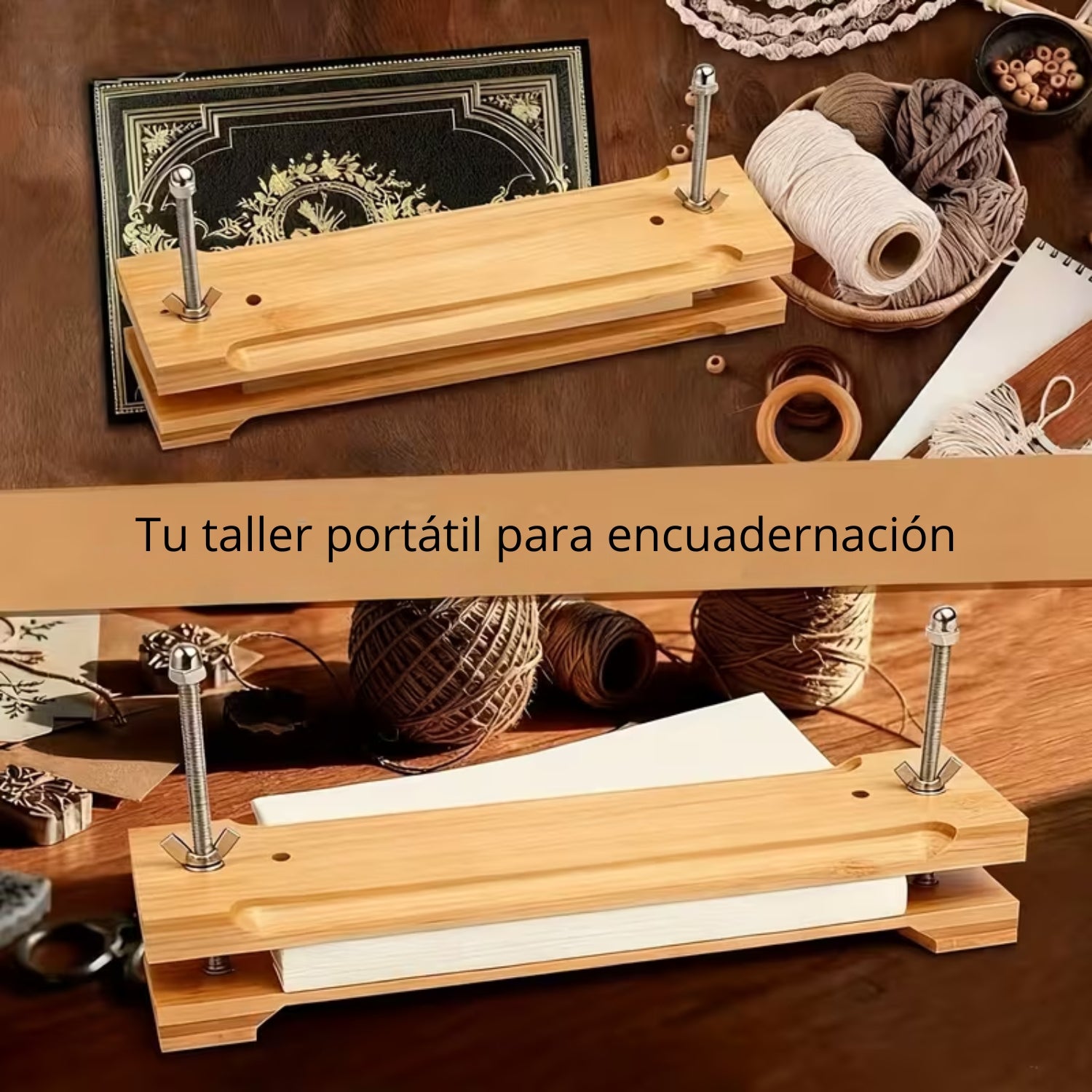 Prensa de Madera para Encuadernación Encuadernacion Hobbees