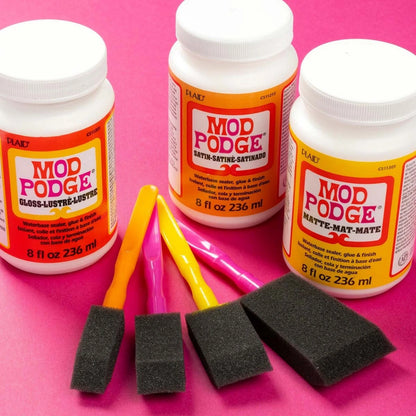 Mod Podge Matte 236 ml / Pegamento Barniz Sellador Acabado Mate Adhesivos / Pegamentos Plaid