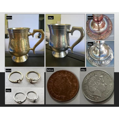 Silver Plating Solution / Liquido Plateador Medios Mixtos y Pastas Texturizadoras Nushine