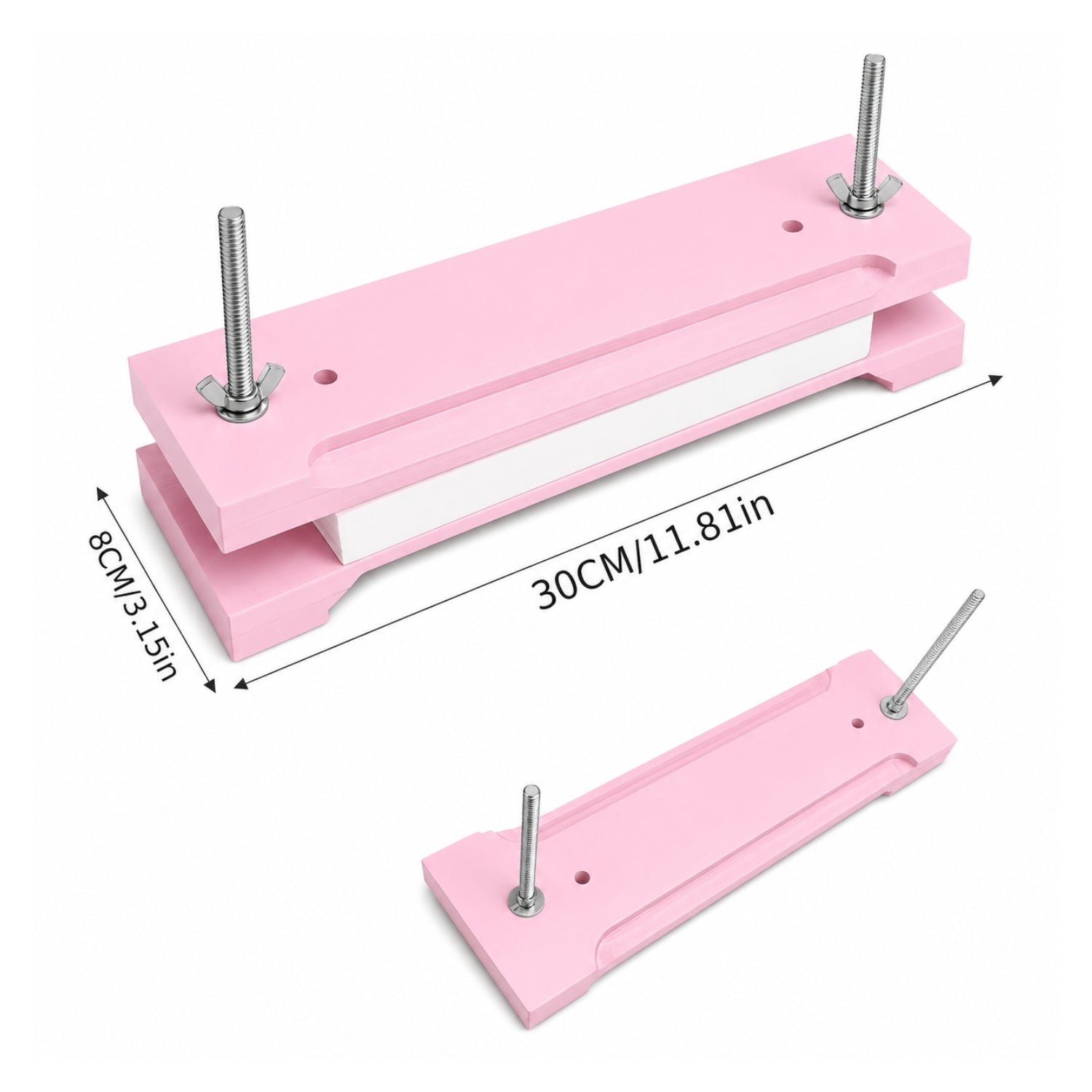 Prensa de Madera Rosa para Encuadernación Encuadernacion Hobbees