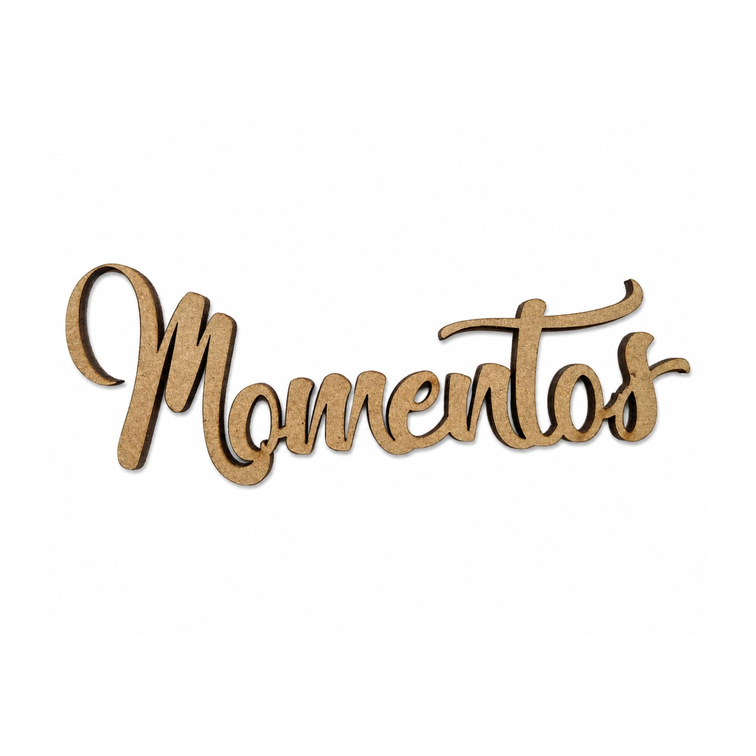 3 Frases Decorativas de MDF "Momentos" Adornos / Embellishments Hobbees