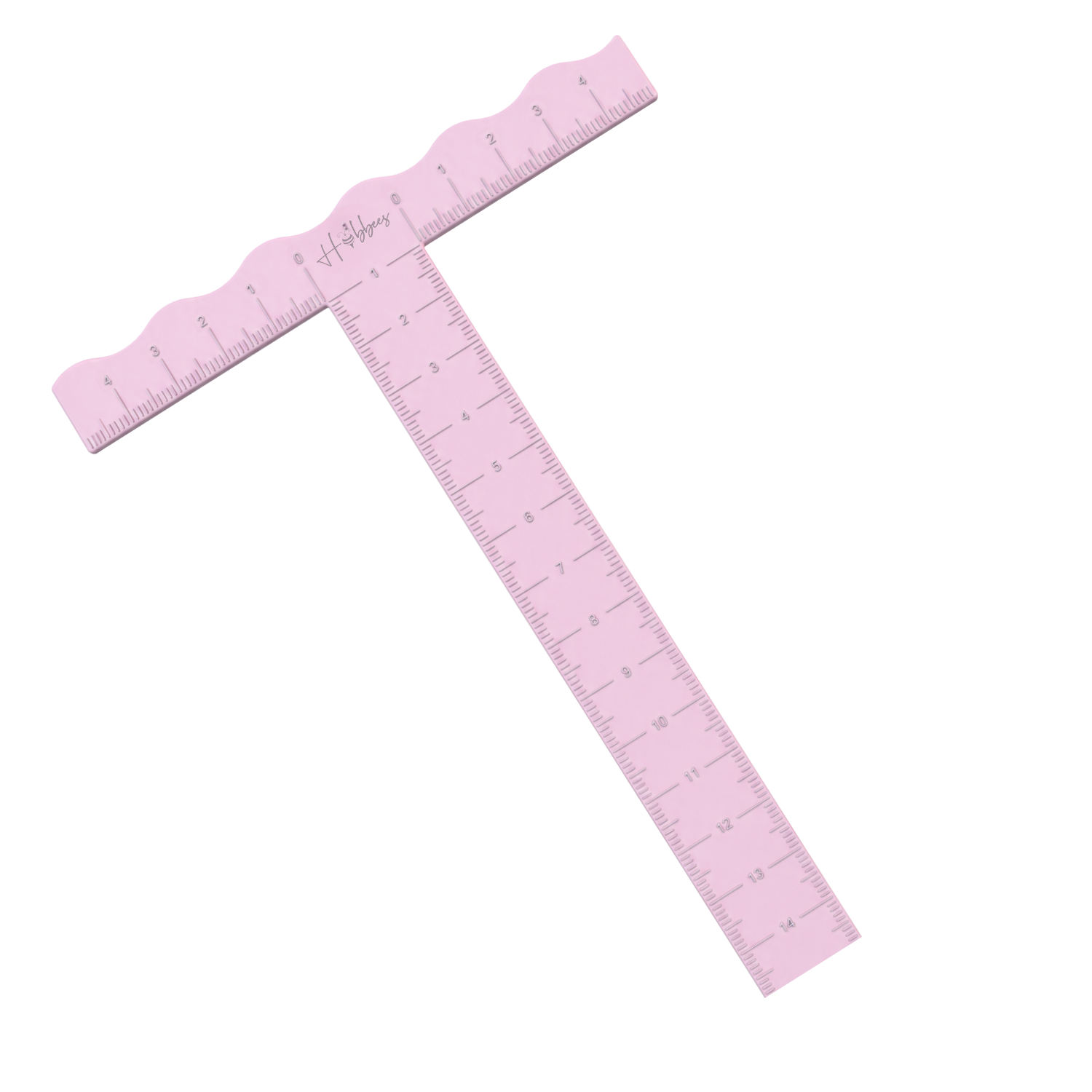 Regla T 15cm Rosa Encuadernacion Hobbees