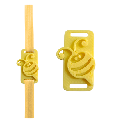 5 Charms Abeja para Encuadernación color Amarillo