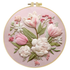 Kit Bordado Floral Pattern Embroidery Kit 20cm Costura Dowdell