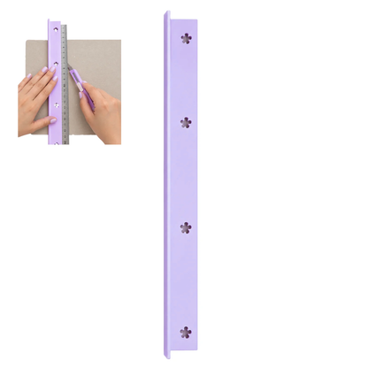 Guia Soporte Lila para Regla 30 cm