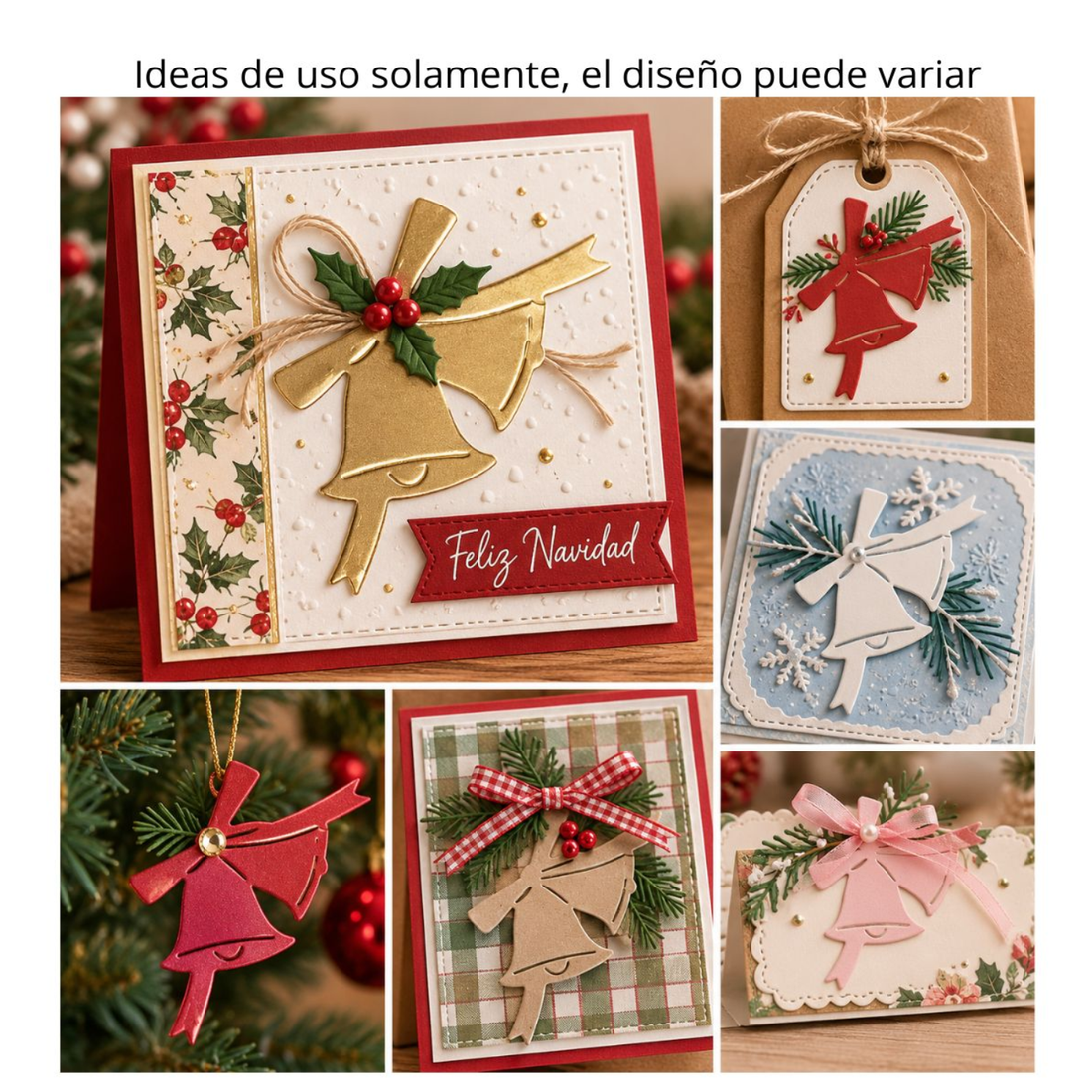 Suaje o Troquel de Campanas Navideñas