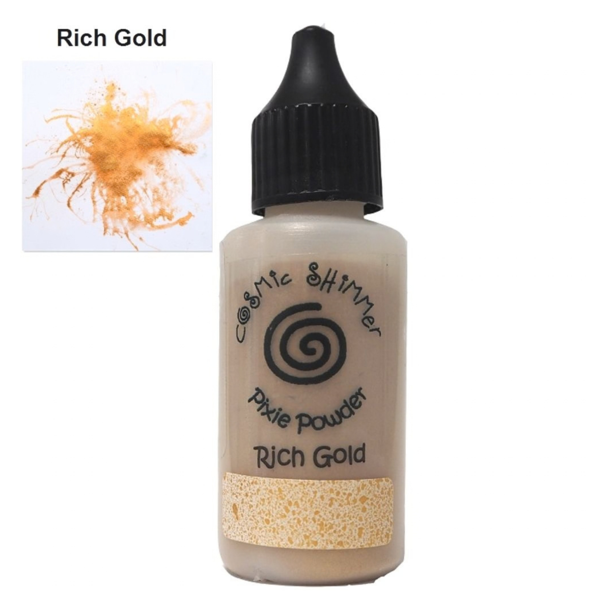 Cosmic Shimmer Pixie Powder Rich Gold / Polvo Colorante Dorado Pigmentos Creative Expressions