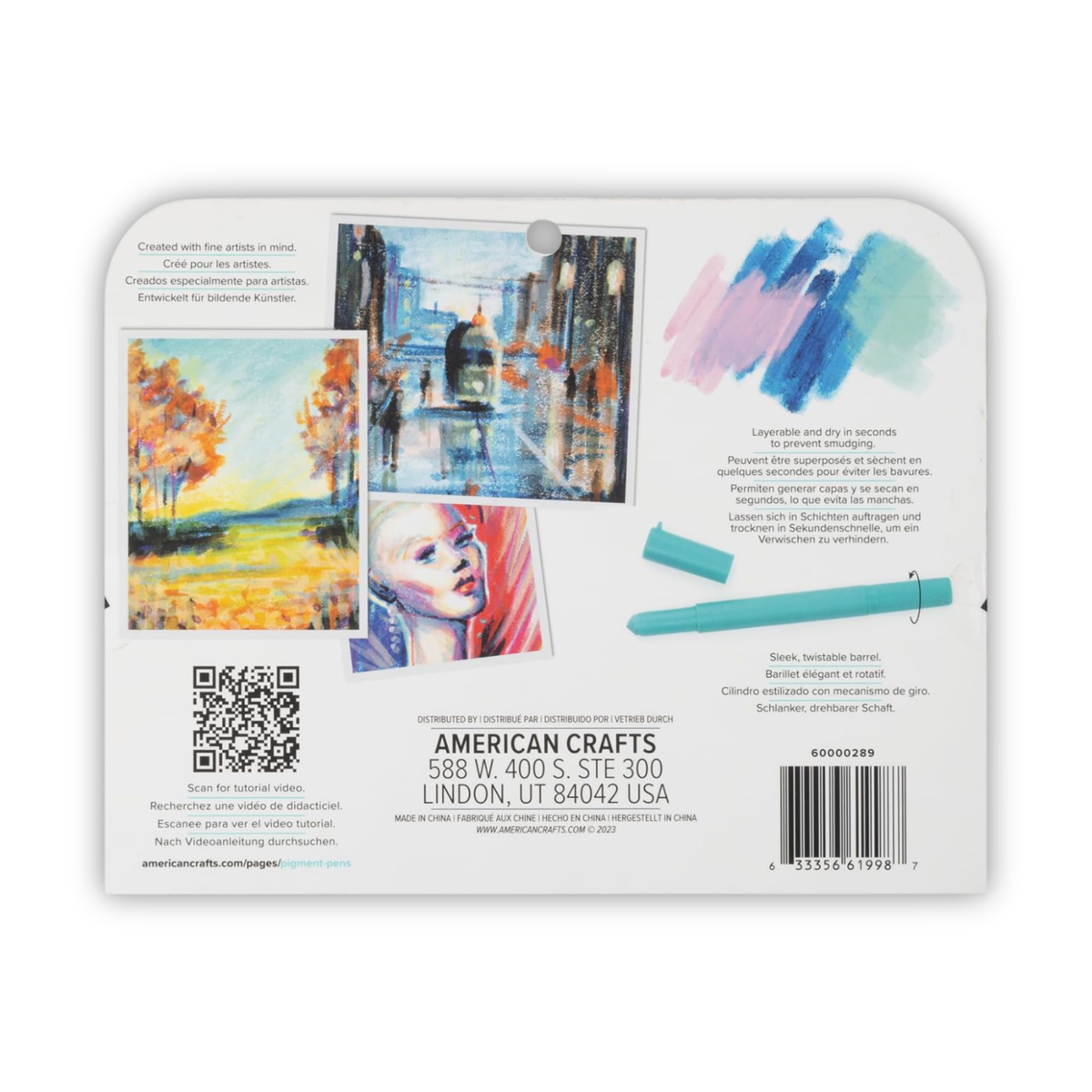 Pigment Pens Pastels / 12 Plumones Tempera Colores Pastel Colores y Plumones We R Makers