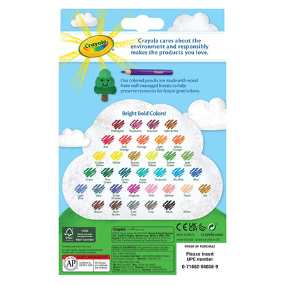 Crayola Colored Pencils / 36 Lápices de Colores Colores y Plumones Crayola