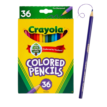 Crayola Colored Pencils / 36 Lápices de Colores Colores y Plumones Crayola