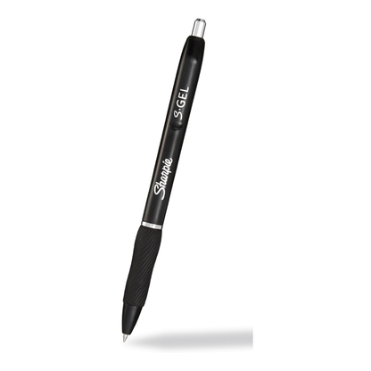 Bold Point S-Gel Pens / 4 Plumas de Gel Negro