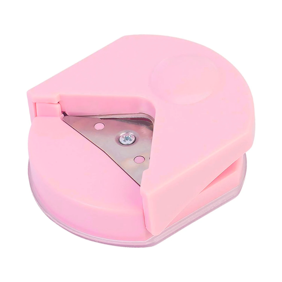 Mini Perforadora Redondeadora de Esquinas Rosa