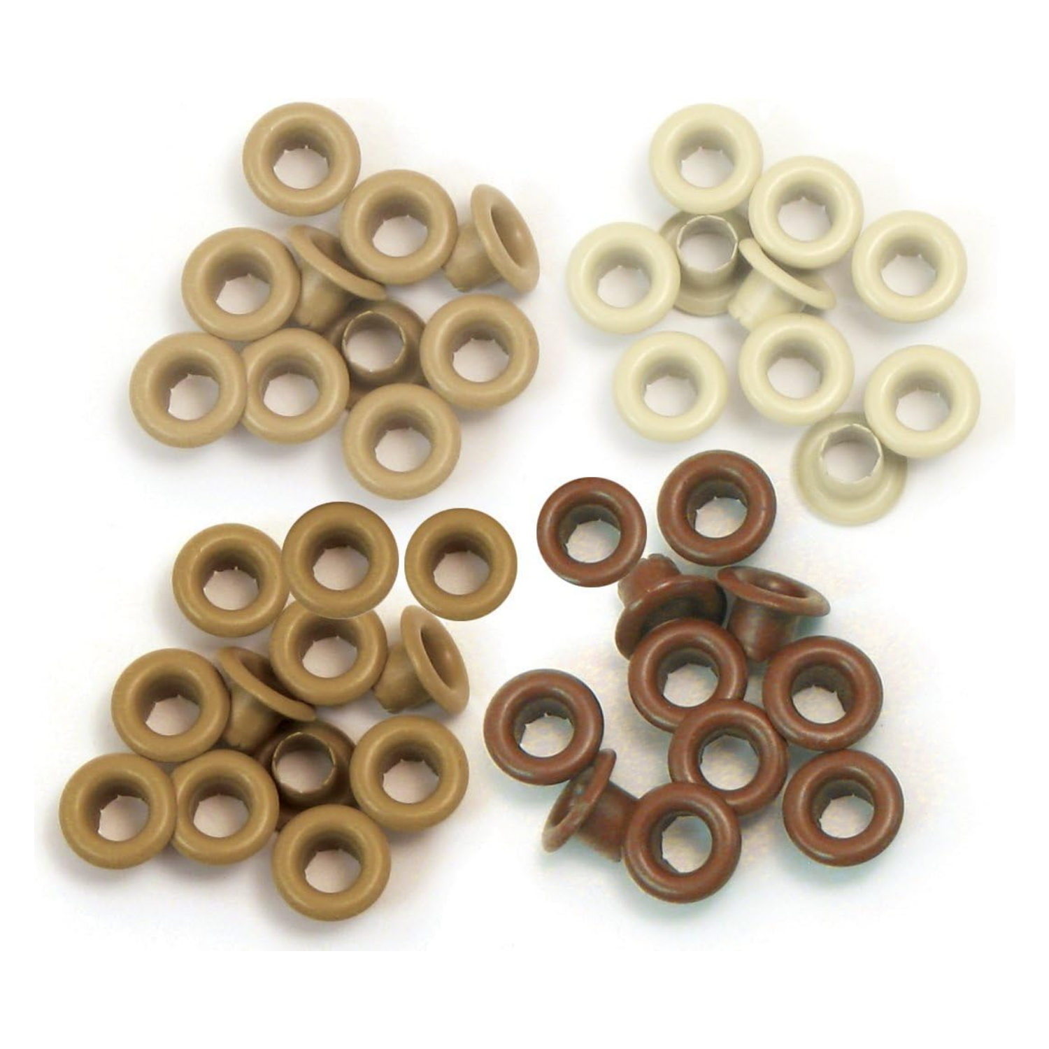 Standard Eyelets Aluminum Brown / Ojillos Estándar Cafés Eyelets, Ojilos We R Memory Keepers