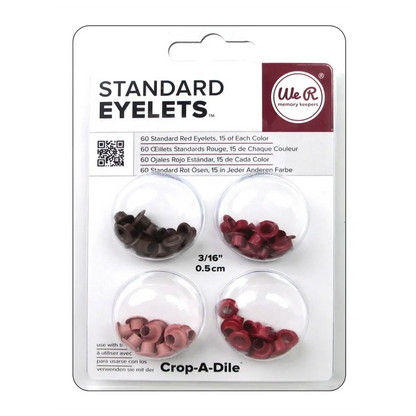 Standard Eyelets Red / Ojillos Estándar Rojos Adornos / Embellishments We R Memory Keepers