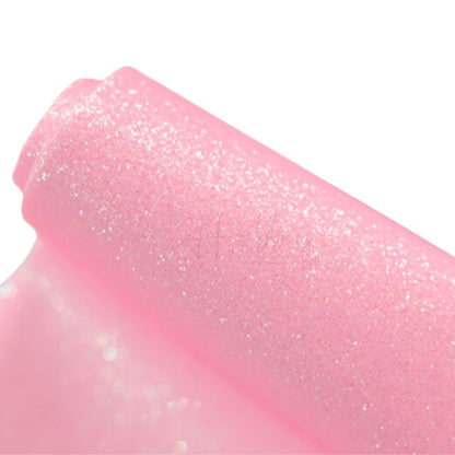 Tela Delgada Diamantada Baby Pink Glitter Fino Descontinuado Angie Guerra