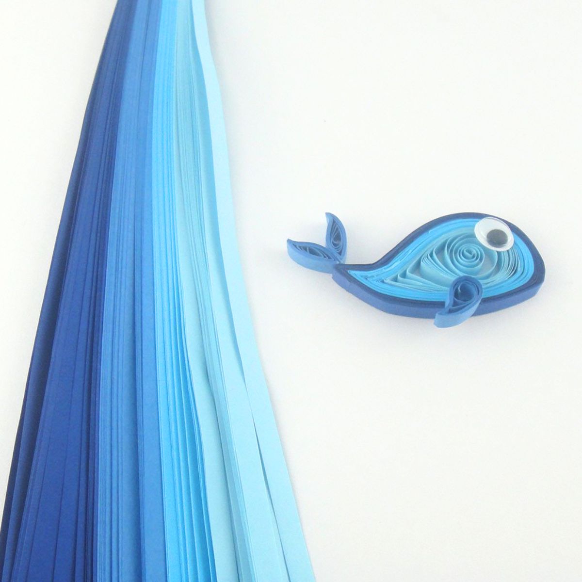 Quilling Paper Blue Shades / Tiras de Papel para Filigrana Azules Filigrana Quilled Creations