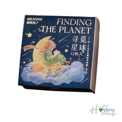 Wooden Rubber Stamps Little Prince  / Sellos de Goma El Principito Descontinuado Mr Paper