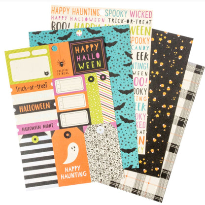 Happy Hallowen Paper Pad / Block de Papel Feliz Halloween 6" Descontinuado American Crafts