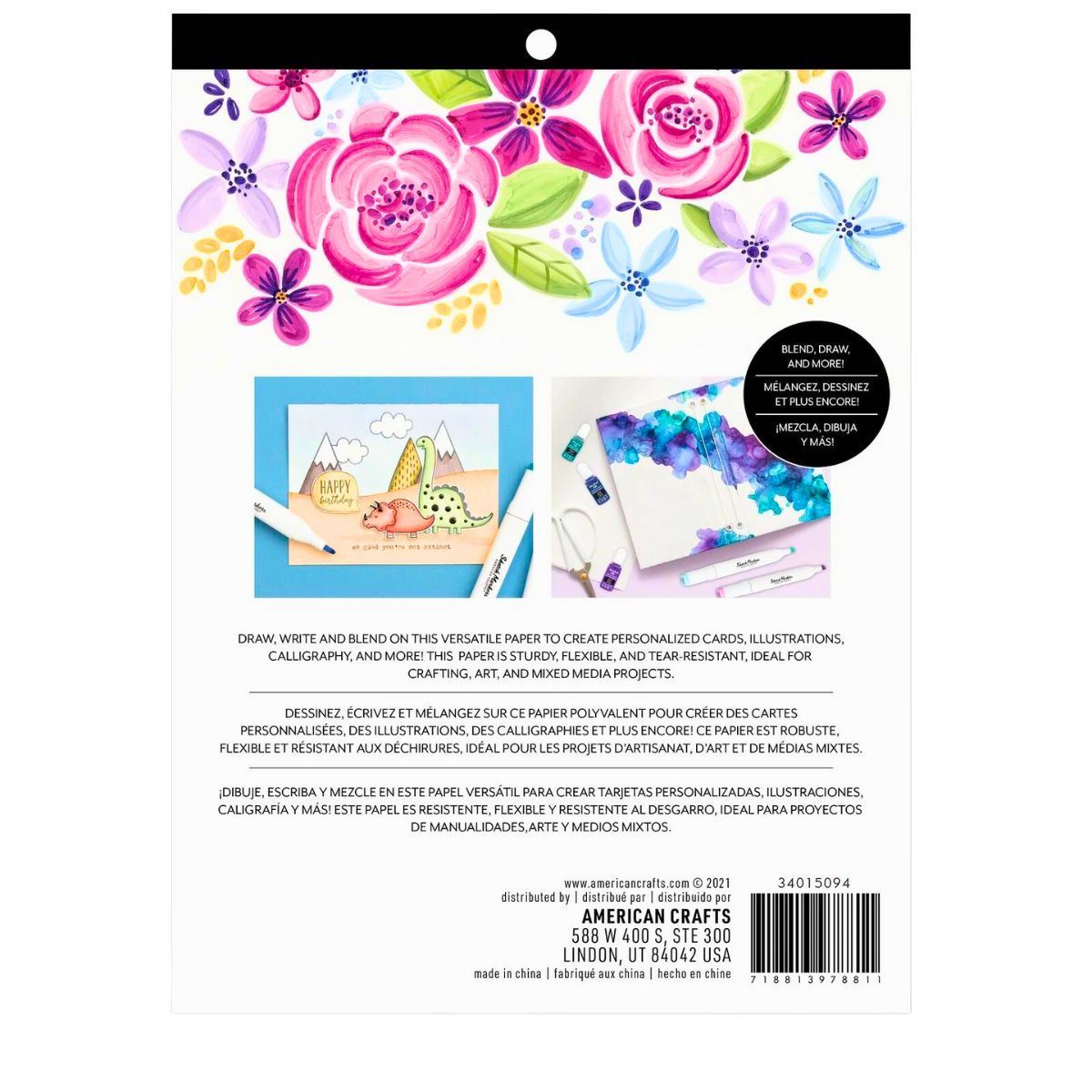 Multimedia Paper Tree-Free / Papel Sintético Multimedios Papel para Arte American Crafts