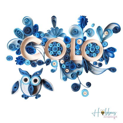 Quilling Paper Blue Shades / Tiras de Papel para Filigrana Azules Filigrana Quilled Creations