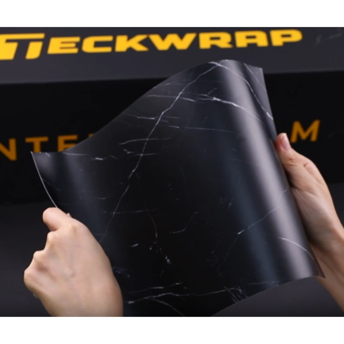 Interior Film Nero Marquina Marble / Mármol Nero Marquina Viniles Teckwrap