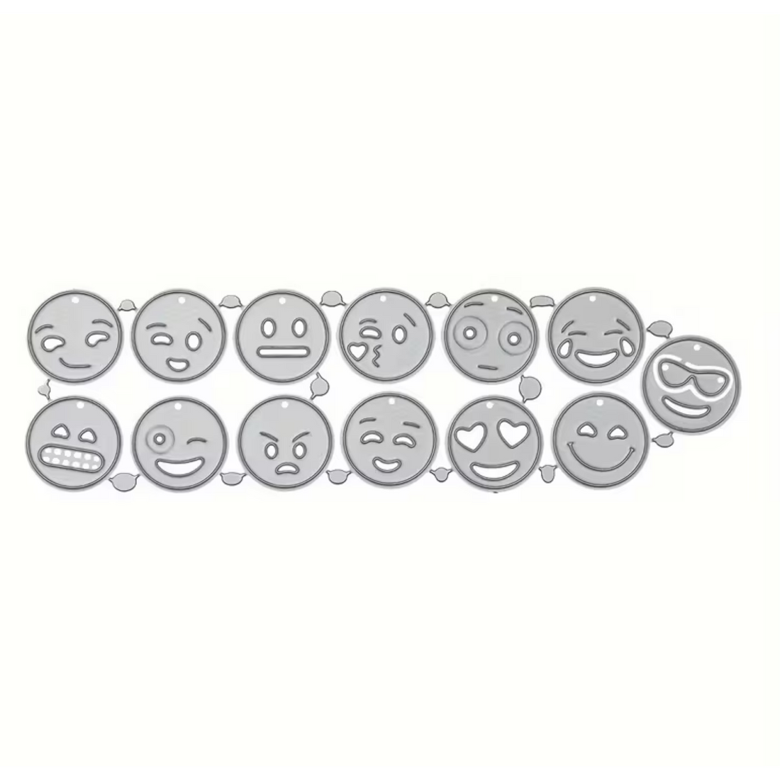 Suaje de Emoji Dados de Corte / Suajes / Troqueles Hobbees