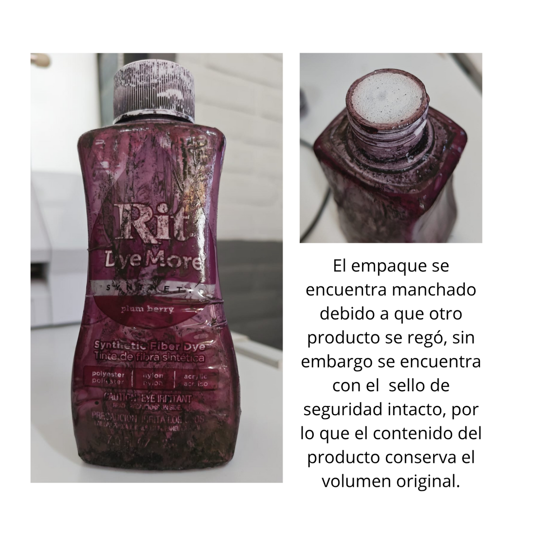 EA Rit DyeMore Synthetic Plum Berry / Líquido Para Teñir Ciruela Pintura para Tela Rit