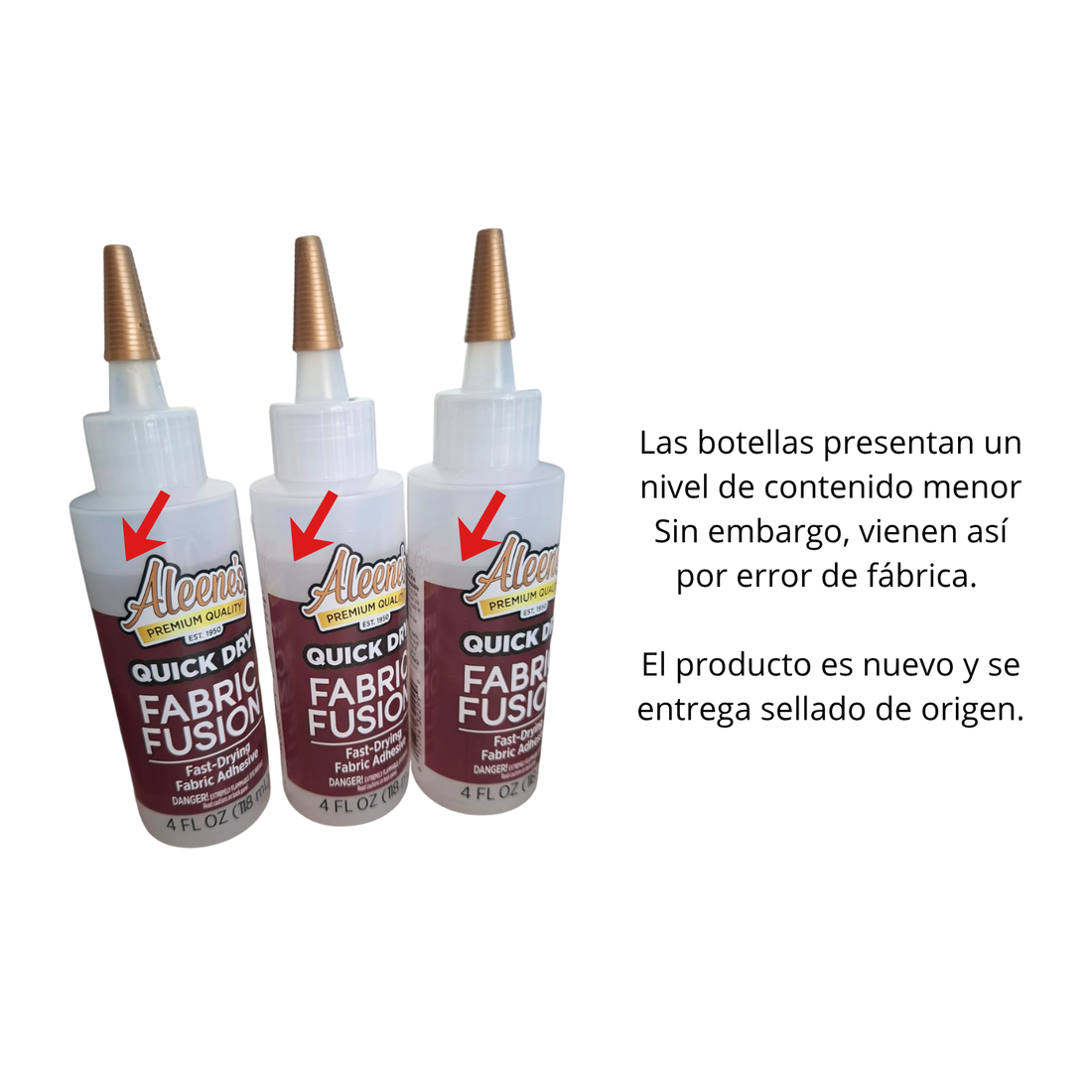 EA Quick Dry Fabric Fusion Glue / Pegamento para Textiles Secado Rápido Adhesivos / Pegamentos Aleene&