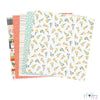 Pocket Full of Flowers Cardstock / Block de Cartulina Doble Cara Flores Con Foil 12&quot; Papel DCWV