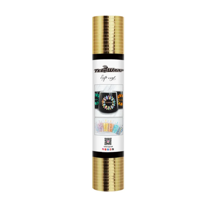 Mosaic Metallic Champagne Gold Vinyl / Vinil Adhesivo Metálico Mosaico Oro Champán Viniles Teckwrap