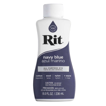 Rit Dye Liquid Navy Blue / Líquido para Teñir Azul Marino Pintura para Tela Rit