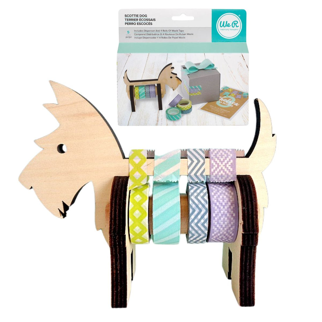 Scottie Dog / Dispensador de Washi de Perro Washi Tape We R Memory Keepers