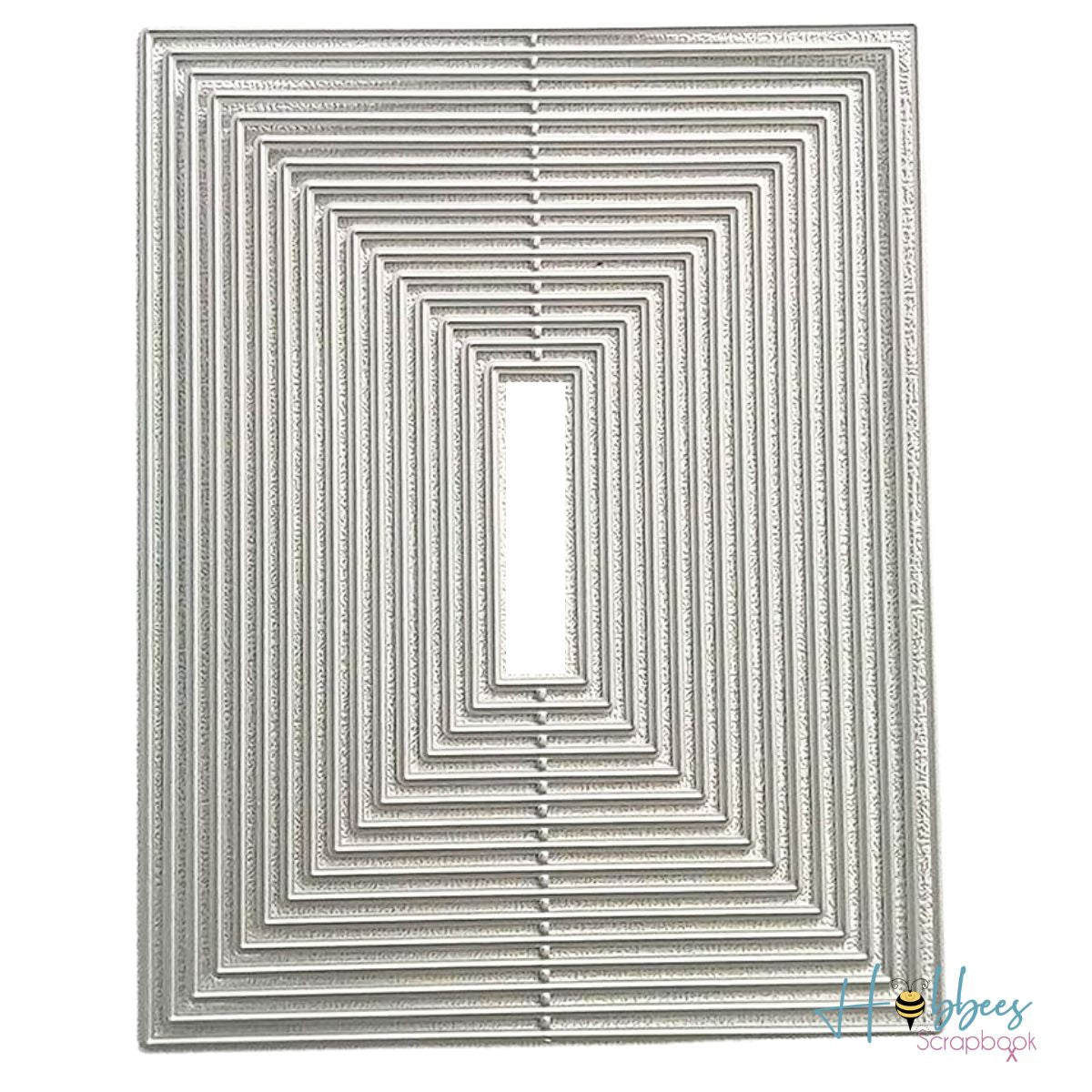 Suajes de Rectángulos Anidados 16pz Dados de Corte / Suajes / Troqueles Hobbees