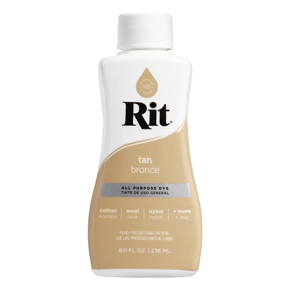 Rit Dye Liquid Tan / Líquido para Teñir Bronce Pintura para Tela Rit