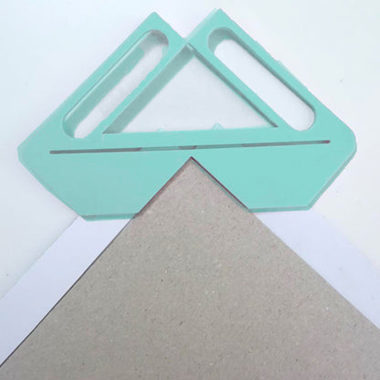 Esquinero para Puntas Perfectas Menta Encuadernacion Hobbees