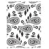 Embossing Paisley Background  / Folder de Grabado Bacterias y Flores Folders de Grabado Darice