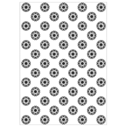 XL Embossing Folder Snowflakes / Folder de Grabado Copo de Nieve Folders de Grabado Nellie&