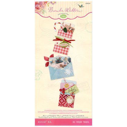 Sizzix Brenda Walton Inserts &amp; Envelopes / Suaje de Corte Correspondencia Mini Descontinuado Sizzix