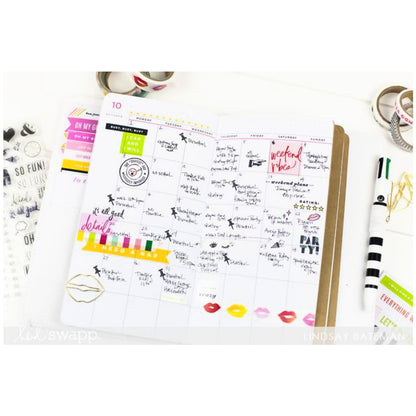 Memory Planner Pink Glitter / Kit de Agenda No Fechado Agendas y Journals Heidi Swapp